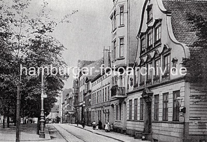 9924_155_14 Historische Hausfassaden in der Palmaille von Altona. | Palmaille - Fotos historischer Architektur in Hamburg Altona.